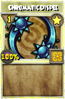 Wizard101 Star spell card: Chromatic Dispel, Spell ID 15744