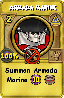 Wizard101 Myth spell card: Armada Marine, Spell ID 15747