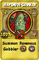Wizard101 Myth spell card: Ravenous Gobbler, Spell ID 15748