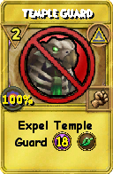 Wizard101 Myth spell card: Temple Guard, Spell ID 15757