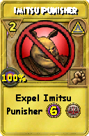 Wizard101 Myth spell card: Imitsu Punisher, Spell ID 15764