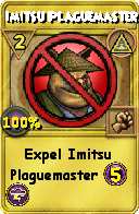 Wizard101 Myth spell card: Imitsu Plaguemaster, Spell ID 15765
