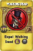 Wizard101 Myth spell card: Walking Dead, Spell ID 15767