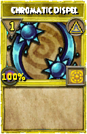 Wizard101 Myth spell card: Chromatic Dispel, Spell ID 15768
