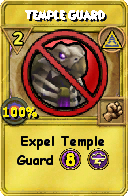 Wizard101 Myth spell card: Temple Guard, Spell ID 15771