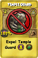 Wizard101 Myth spell card: Temple Guard, Spell ID 15774