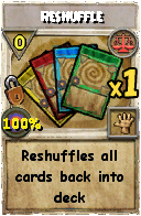 Wizard101 Balance spell card: Reshuffle, Spell ID 15779