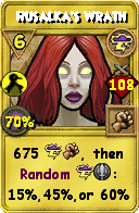 Wizard101 Storm spell card: Rusalka's Wrath, Spell ID 15780