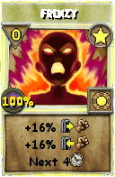 Wizard101 Star spell card: Frenzy, Spell ID 15827