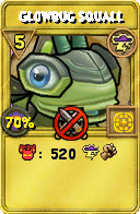 Wizard101 Storm spell card: Glowbug Squall, Spell ID 15920