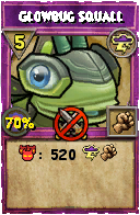 Wizard101 Storm spell card: Glowbug Squall, Spell ID 15935