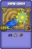 Wizard101 Myth spell card: Super Crush, Spell ID 15946