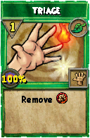 Wizard101 Life spell card: Triage, Spell ID 15950