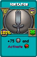 Wizard101 Storm spell card: Ionization, Spell ID 15978