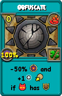 Wizard101 Fire spell card: Obfuscate, Spell ID 15994