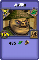 Wizard101 Life spell card: Aiuchi, Spell ID 15476