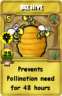 Wizard101 Gardening spell card: Bee Hive, Spell ID 15922