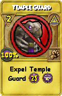 Wizard101 Myth spell card: Temple Guard, Spell ID 15798