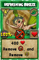 Wizard101 Life spell card: Refreshing Breeze, Spell ID 15275