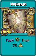 Wizard101 Myth spell card: Pushback, Spell ID 16006
