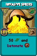 Wizard101 Life spell card: Invasive Species, Spell ID 16017