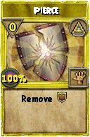 Wizard101 Myth spell card: Pierce, Spell ID 16055