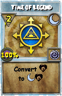 Wizard101 Moon spell card: Time of Legend, Spell ID 16083