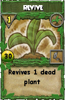 Wizard101 Gardening spell card: Revive, Spell ID 16093