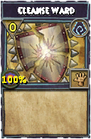 Wizard101 Shadow spell card: Cleanse Ward, Spell ID 16115