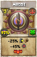 Wizard101 Balance spell card: Muzzle, Spell ID 16127