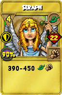 Wizard101 Life spell card: Seraph, Spell ID 16155
