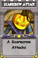 Wizard101 School 16 spell card: Scarecrow Attack, Spell ID 16164