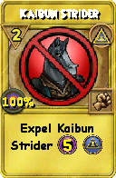 Wizard101 Myth spell card: Kaibun Strider, Spell ID 16204