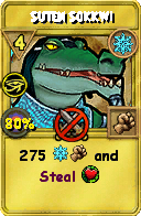Wizard101 Ice spell card: Suten Sokkwi, Spell ID 16287