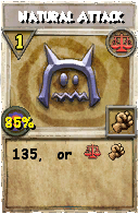 Wizard101 Balance spell card: Natural Attack, Spell ID 16288