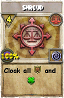 Wizard101 Balance spell card: Shroud, Spell ID 16293