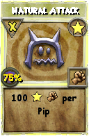 Wizard101 Star spell card: Natural Attack, Spell ID 16311