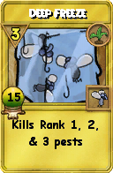 Wizard101 Gardening spell card: Deep Freeze, Spell ID 16316