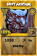 Wizard101 Sun spell card: Shift Akhtang, Spell ID 16319