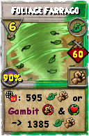 Wizard101 Life spell card: Foliage Farrago, Spell ID 16379