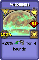 Wizard101 Star spell card: Wilderness, Spell ID 16402