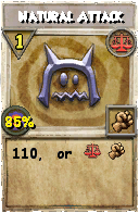 Wizard101 Balance spell card: Natural Attack, Spell ID 16425