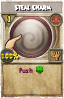 Wizard101 Balance spell card: Steal Charm, Spell ID 16482