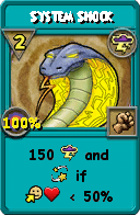 Wizard101 Storm spell card: System Shock, Spell ID 16512