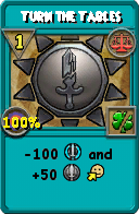Wizard101 Balance spell card: Turn the Tables, Spell ID 16519