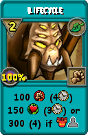 Wizard101 Life spell card: Lifecycle, Spell ID 16535