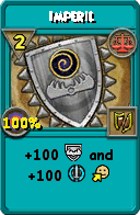 Wizard101 Balance spell card: Imperil, Spell ID 16545