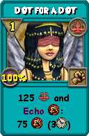 Wizard101 Balance spell card: DOT for a DOT, Spell ID 16550