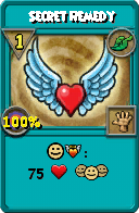 Wizard101 Life spell card: Secret Remedy, Spell ID 16557