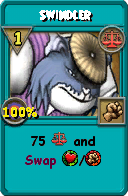 Wizard101 Balance spell card: Swindler, Spell ID 16569